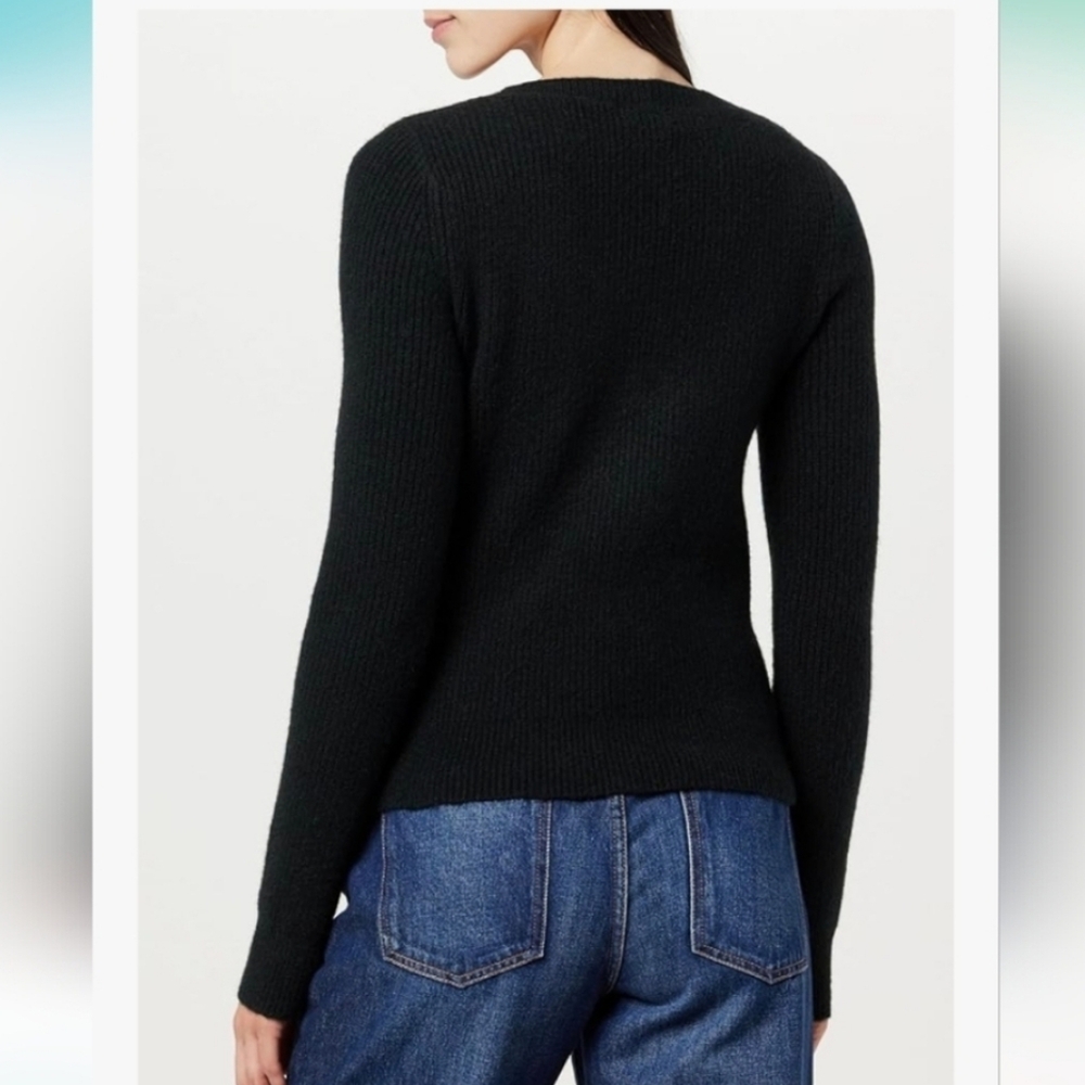 NWT The Drop Women's Preston Ribbed Sweetheart Sweater 3X - Picture 3 of 7